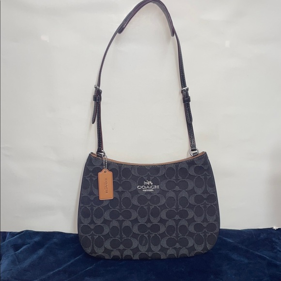Coach Handbags - Coach ‘Penelope’ Signature Denim Shoulder Bag